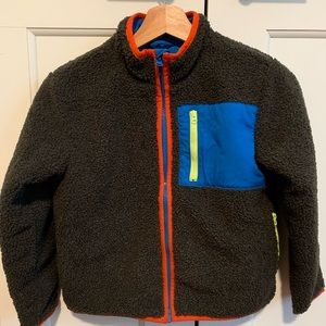 Big Kids fleece and quilted reversible jacket